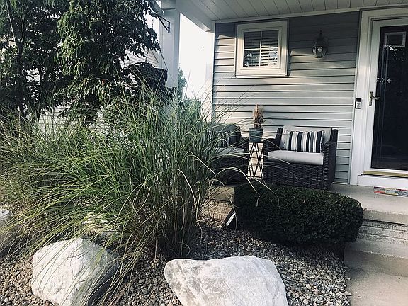Porch & relaxing landscaping