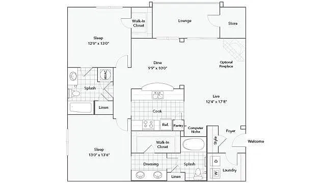 Floor plan Columbia