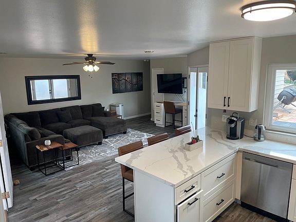 Open Floor plan kitchen to living room