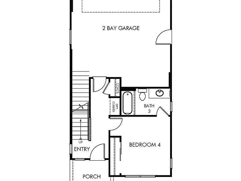 First Floor- Bedroom/Office with Bath; Clost; Drop Zone
