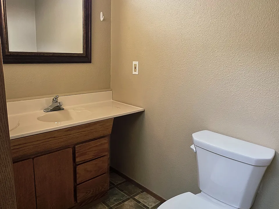 powder room on main floor