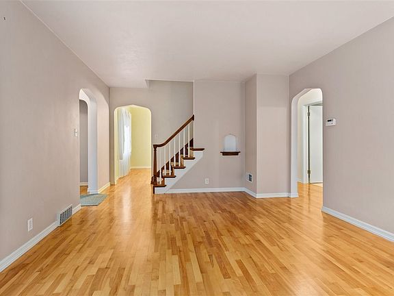 Gleaming wood floors in LR