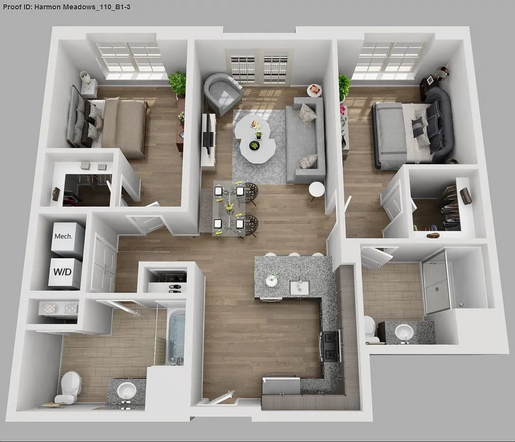Floor plan B3