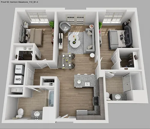 Floor plan B3