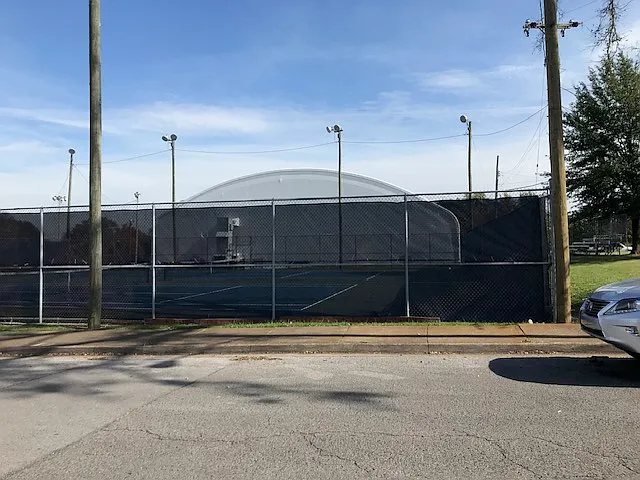Right across from Hadley Recreation Center and tennis courts!