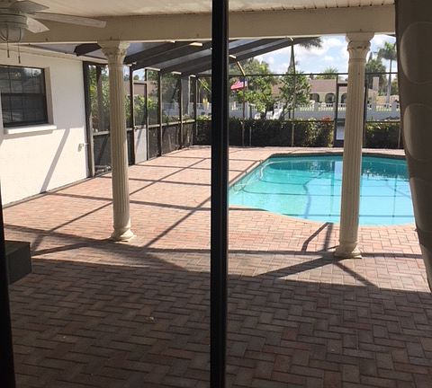 Master view of lanai