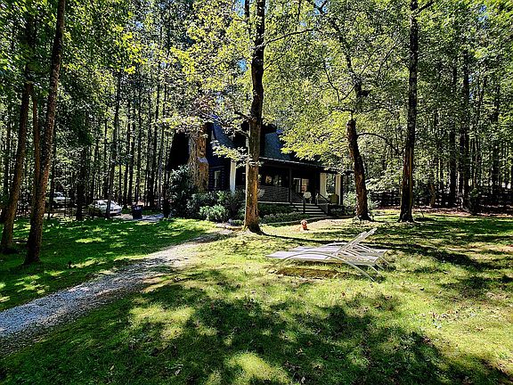 Front walking to cabin