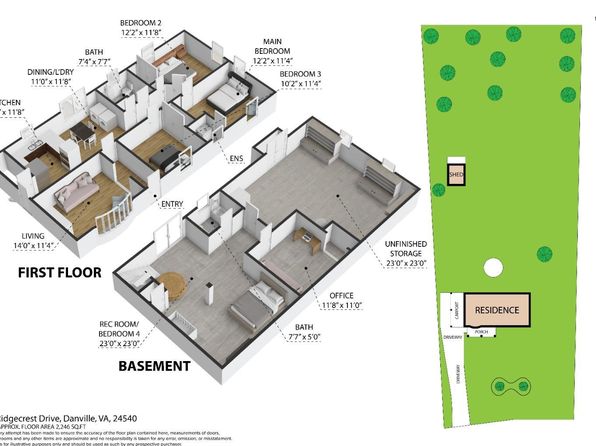 389 Ridgecrest Dr, Danville, VA 24540