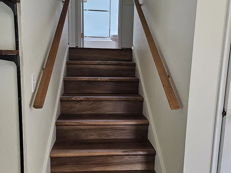 Stairs from living room to 2nd floor
