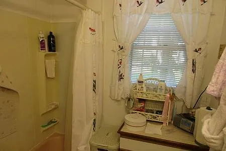 BATH cabinet with electric heater, shower / tub