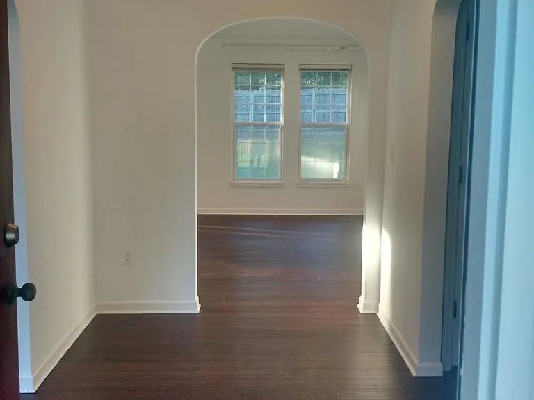 Foyer looking into living room