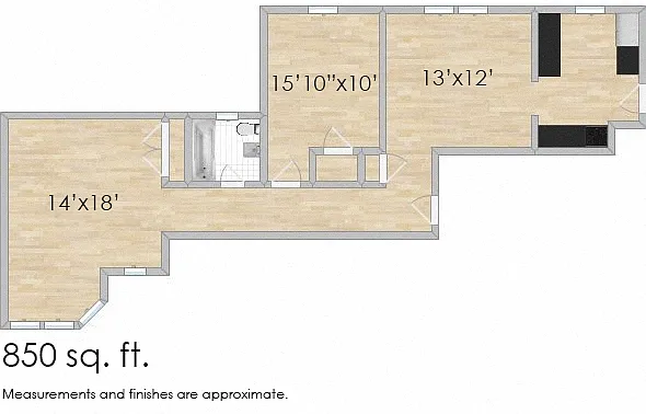 Floor plan 417B S. Taylor C