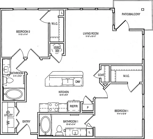 Floor plan B1