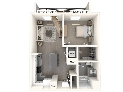 Floor plan A2U
