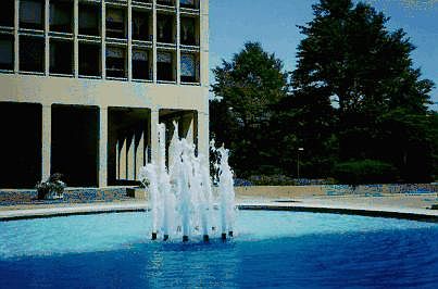 Fountain at entrance
