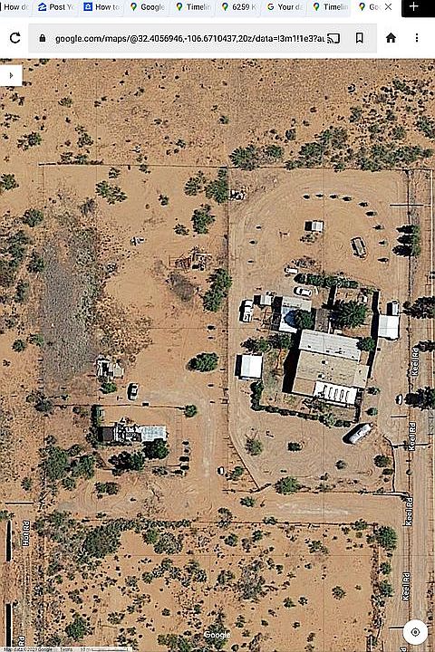 Aerial view of properties   