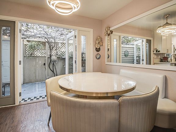 dining room and patio