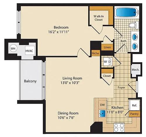 Floor plan Umbria