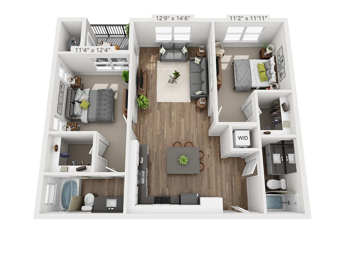 Floor plan B4