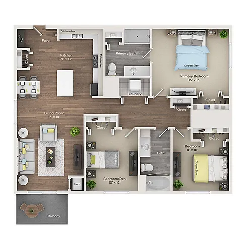 Floor plan D