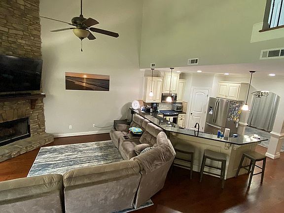 living Room and Kitchen