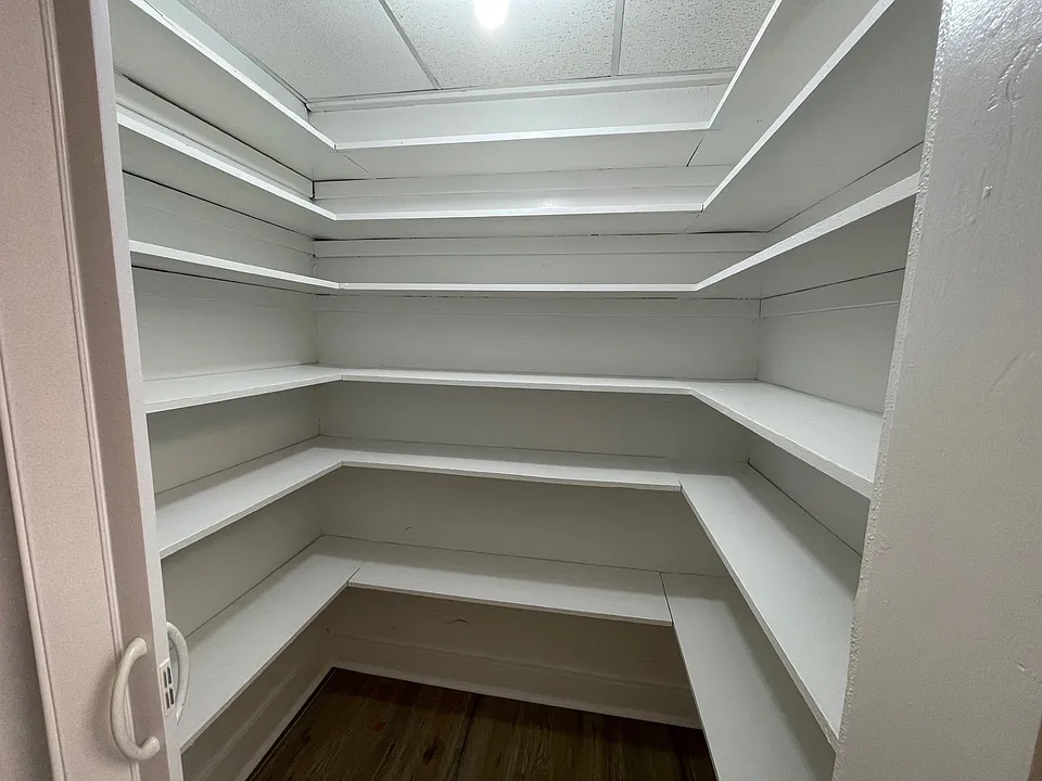 Large pantry perfect for storage