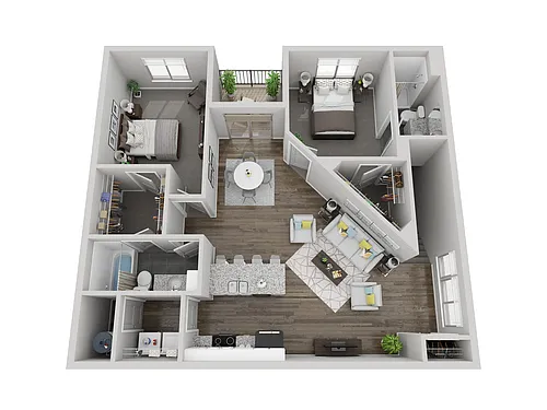Floor plan Voyageurs