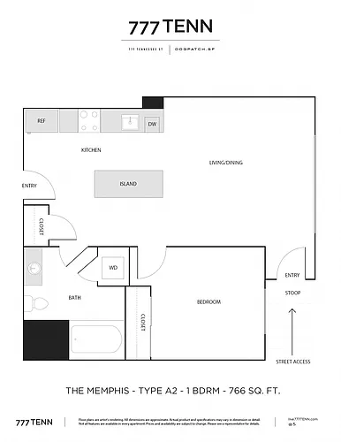 Floor plan The Memphis