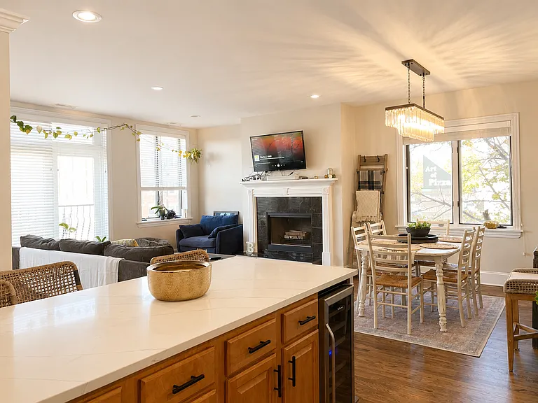 Kitchen, Living, Dinning Room