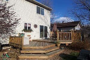 Multi-level deck built 2006