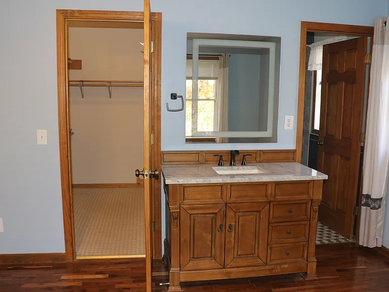 Master BR Closet and Bathroom
