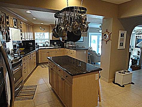 Dream Kitchen with a view of the canal......