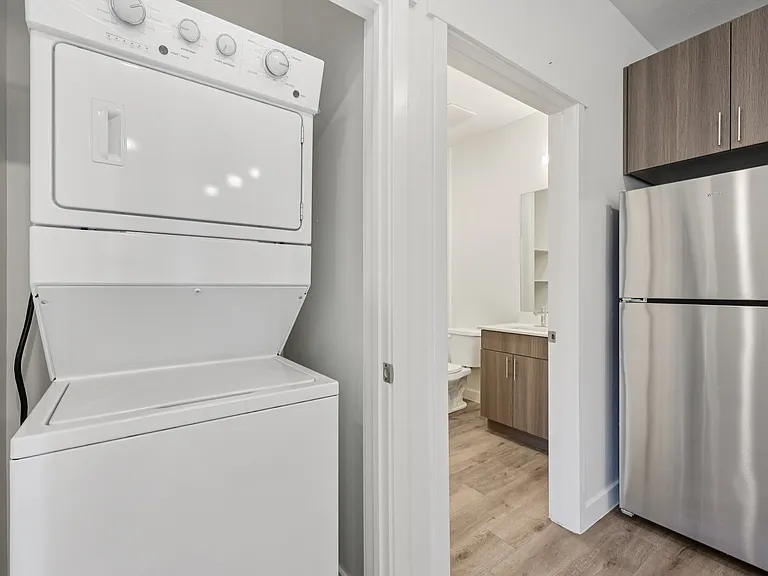 One Bedroom and Studios - Stackable Laundry