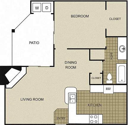 Floor plan 1B