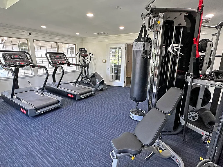 Choose your fave kind of workout in the private Gables fitness club.