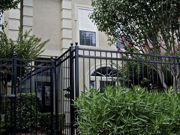 Gated Front Yard Entry