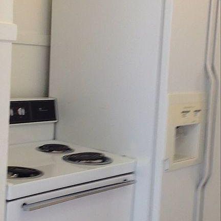 4. Kitchen stove and refrigerator