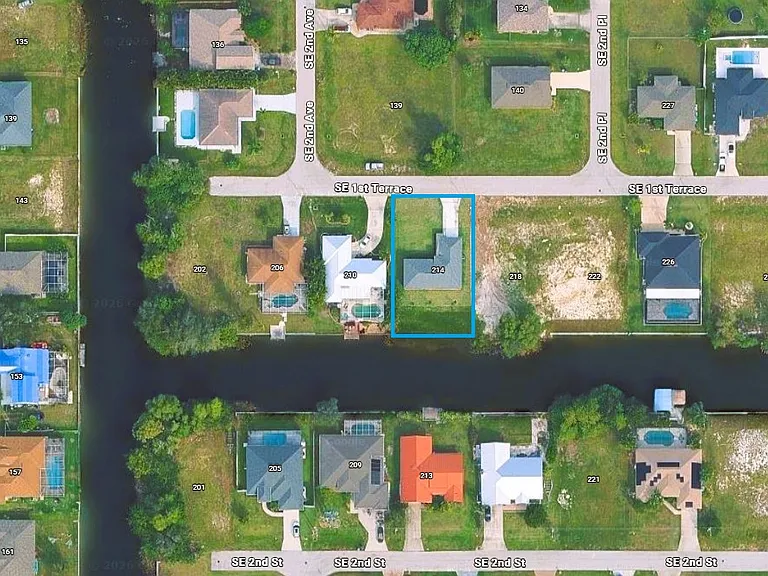 214 SE 1st Ter Cape Coral, FL 33990 - Top View