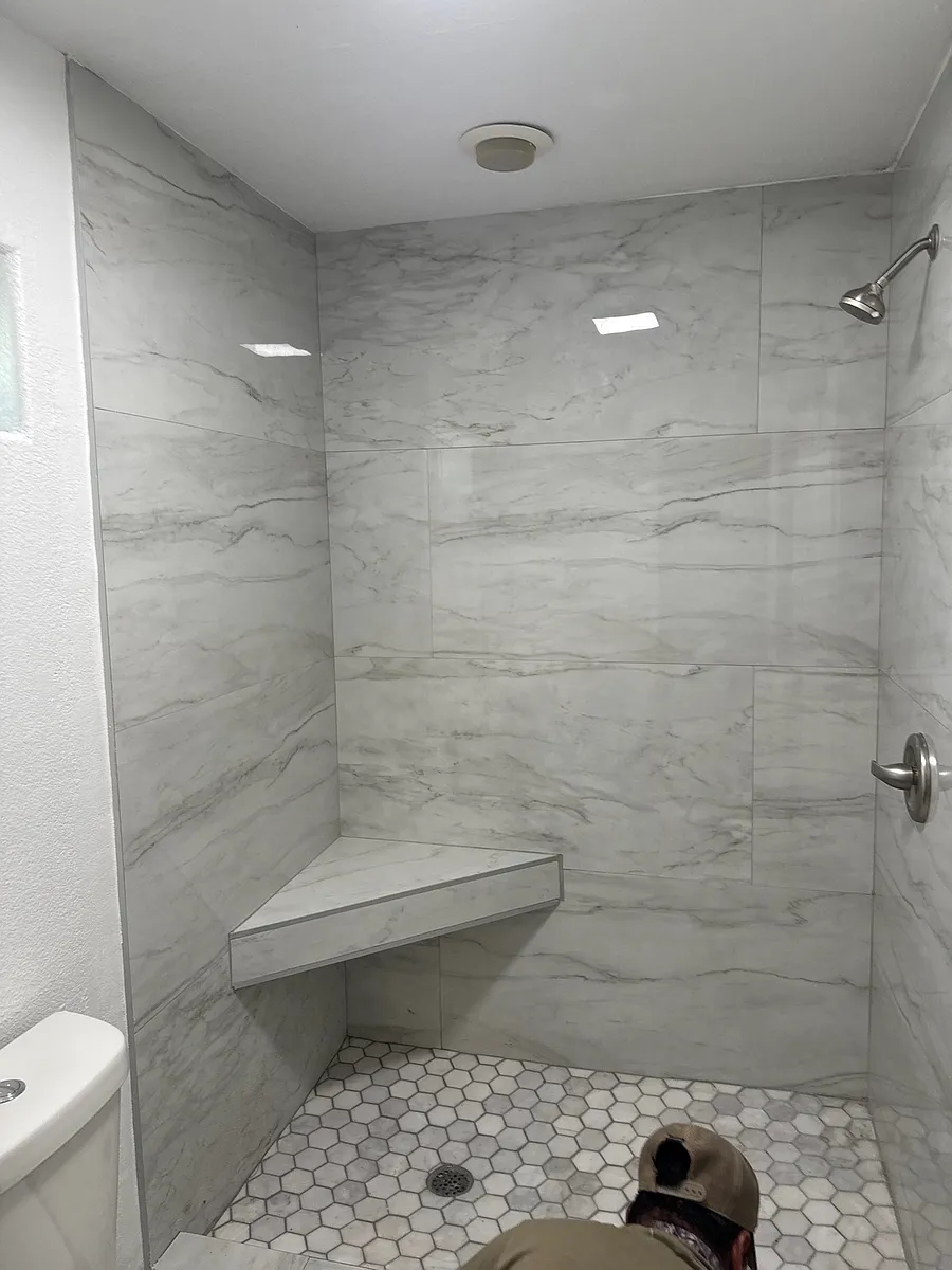 New Custom Tile Bathrooms. Walk-in Showers - 3488 Nottingham Dr