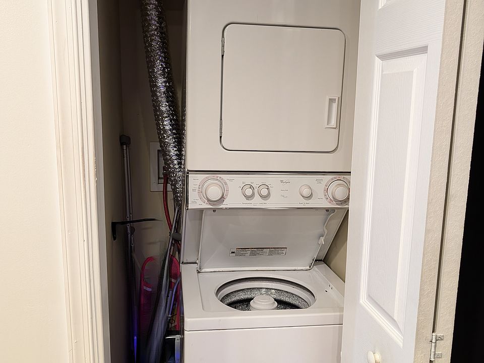 In-unit washer and dryer
