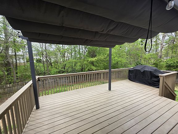 Deck with Dual Grill and Smoker