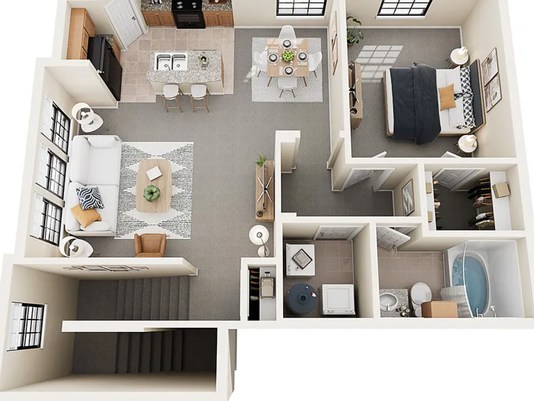 The St. Charles Floor Plan | 1 Bedroom with 1 Bath in Fort Worth | 880 Square Feet | Enclave on Golden Triangle | Apartment Homes The St. Charles Floor Plan | 1 Bedroom with 1 Bath in Fort Worth | 880 Square Feet | Enclave on Golden Triangle | Apartment H