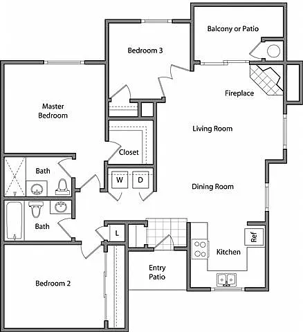 Floor plan The Meridian