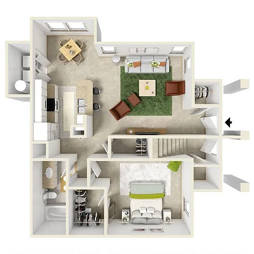 Floor plan Birchwood UP