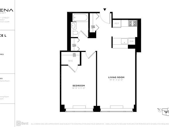 3rd image of 601 W 57th St APT 36L