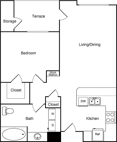 Floor plan 1A