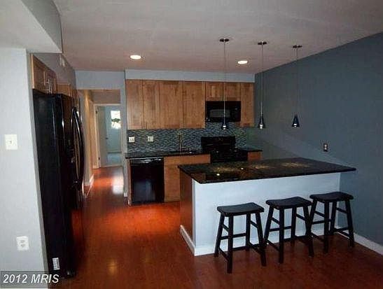 dining room looking into open kitchen
