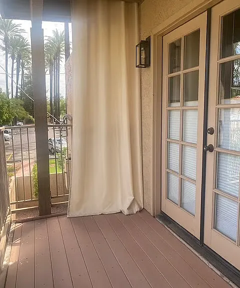 Back patio with views of Camelback Mountain