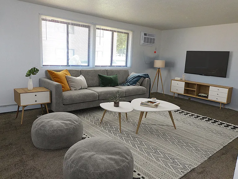 Living Room with Large Windows