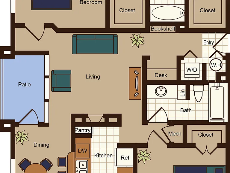 C1PR floor plan Promenade Place